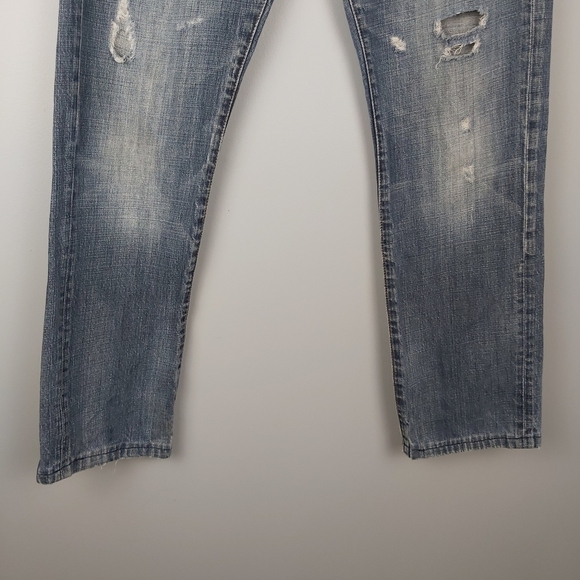 𝅺📣2/40$📣 AMERICAN EAGLE slim straight men's distress jeans size 31 - Picture 3 of 10